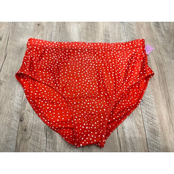 Mack and Mal Red Leopard Bikini Bottoms in M - Picture 1 of 1